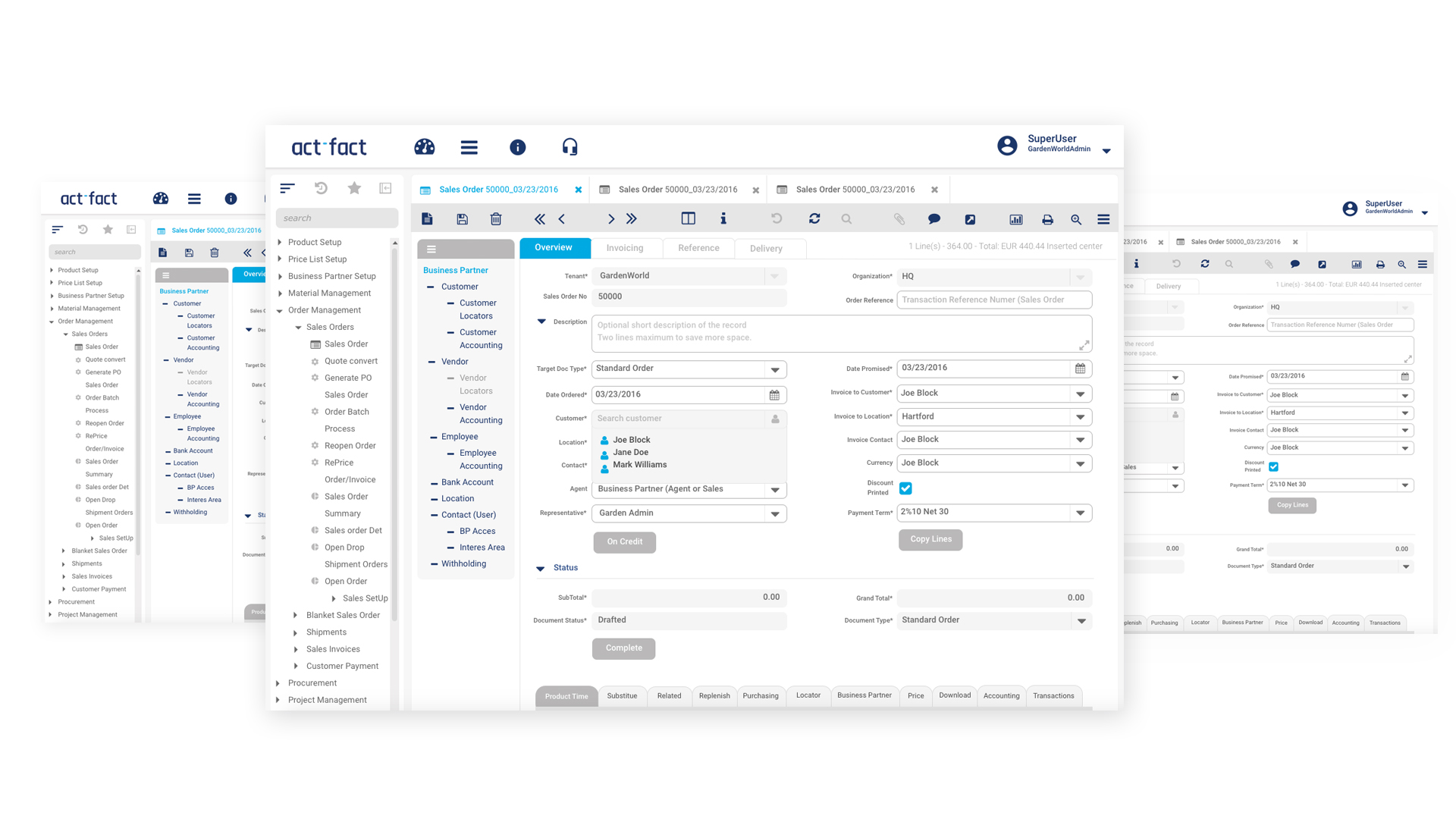 ActFact ERP Cloud Business Software 